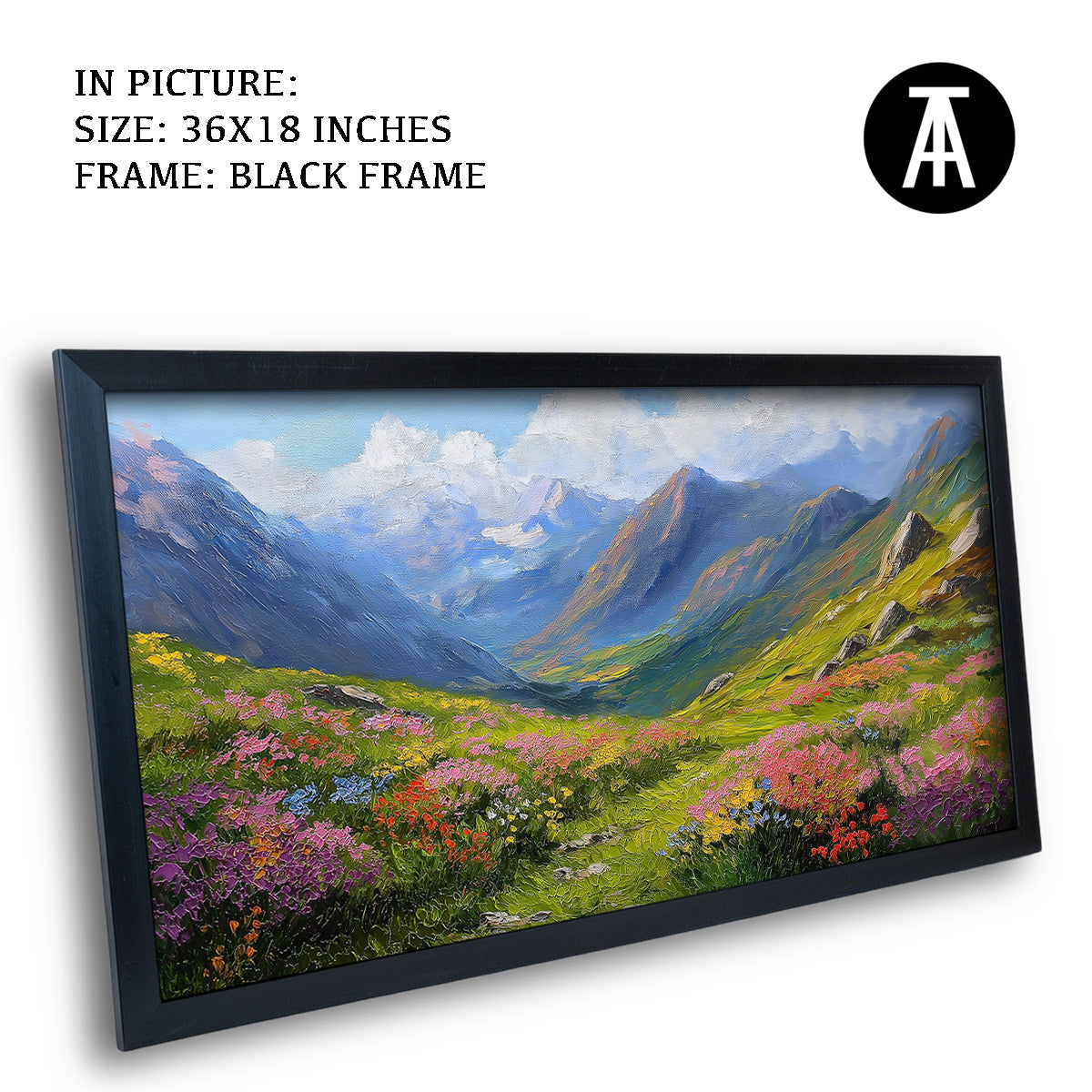 Artwork in Metal Earling Silver Frame