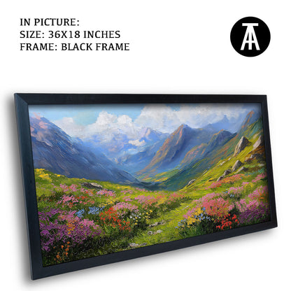 Artwork in Metal Earling Silver Frame