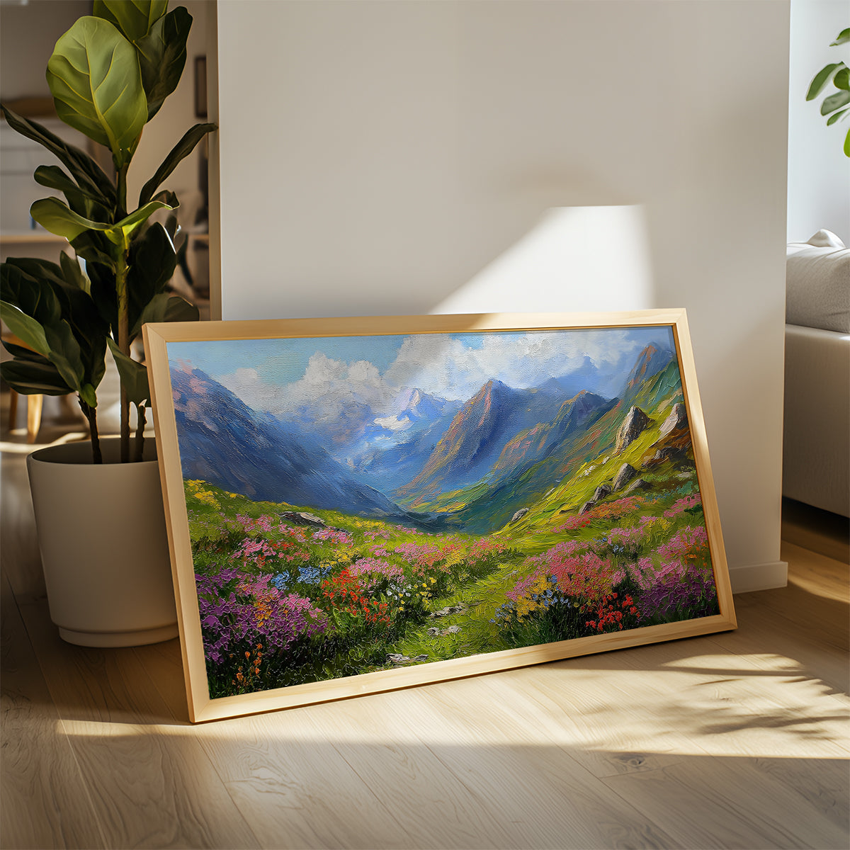 Limited Edition Painting in a Lifestyle Setting