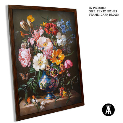 Artwork in Metal Champagne Gold Frame