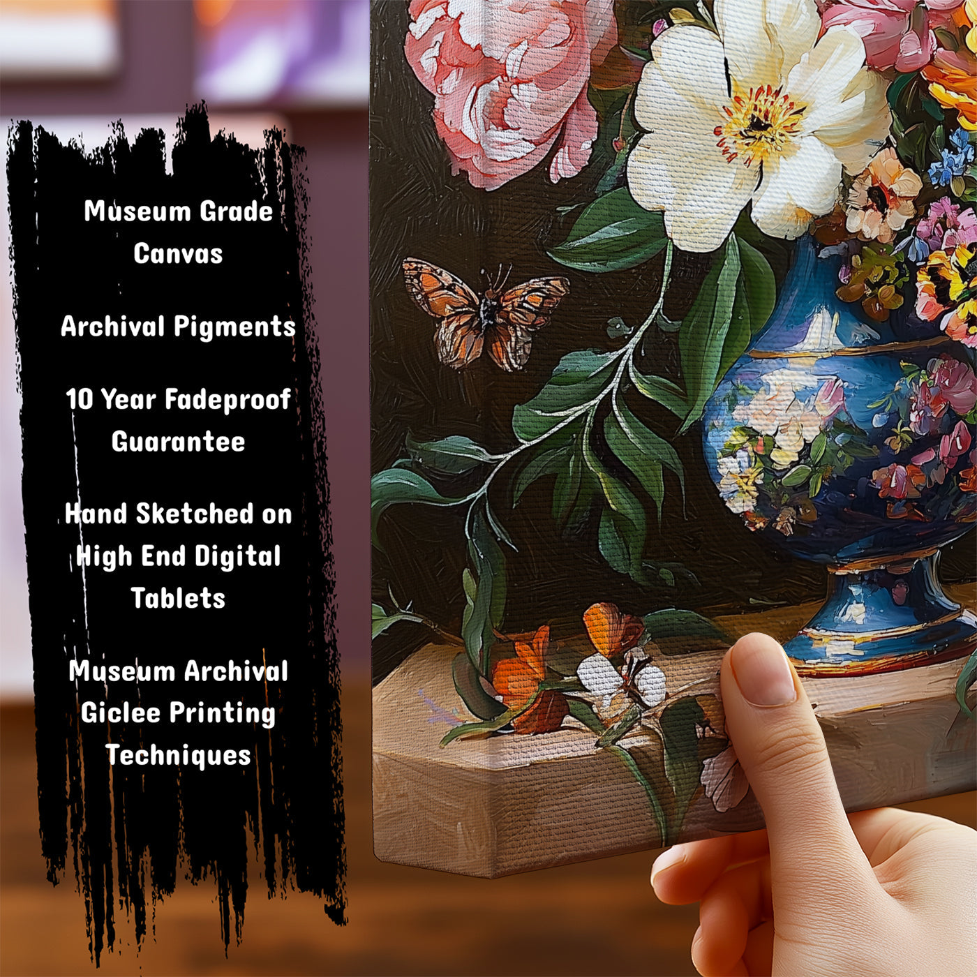 Information about Floral Botanical Canvas Art Print