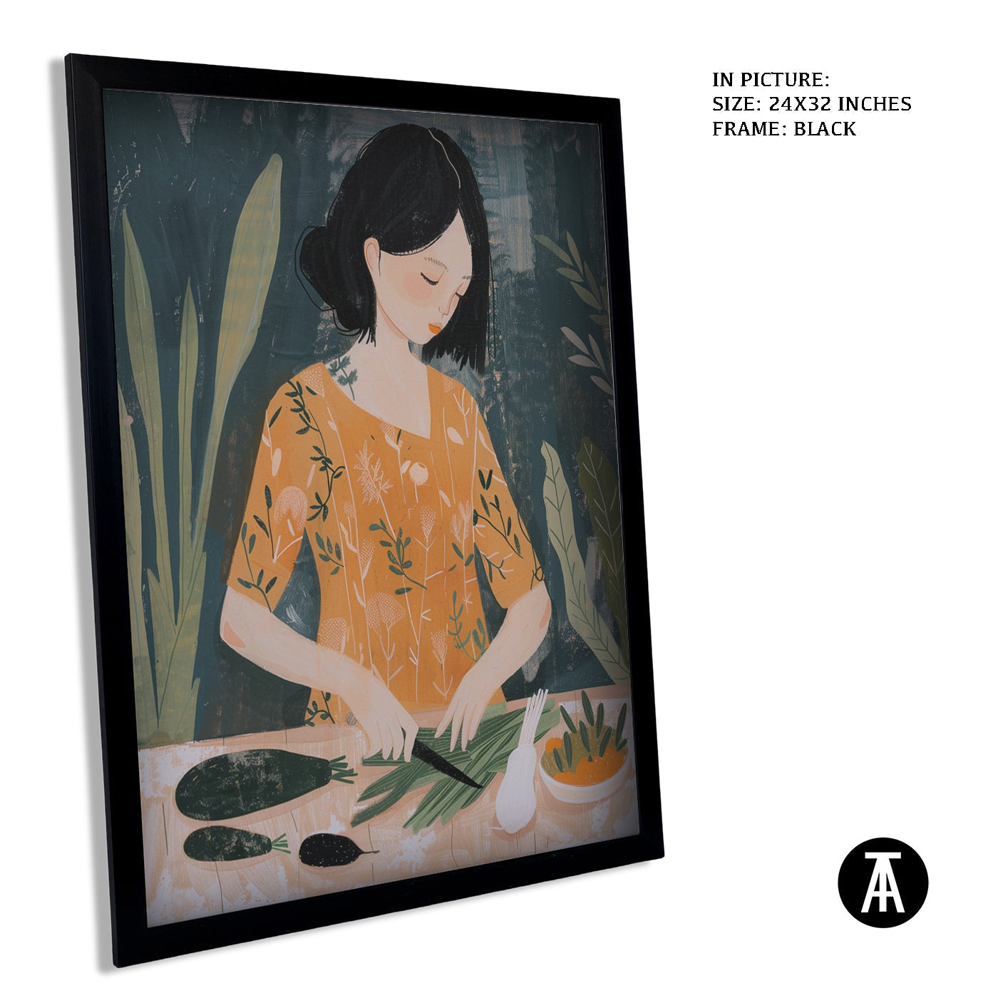 Artwork in Black Frame
