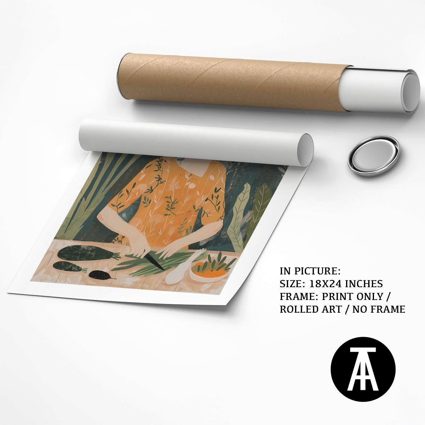 Artwork as Print Only or Rolled Art