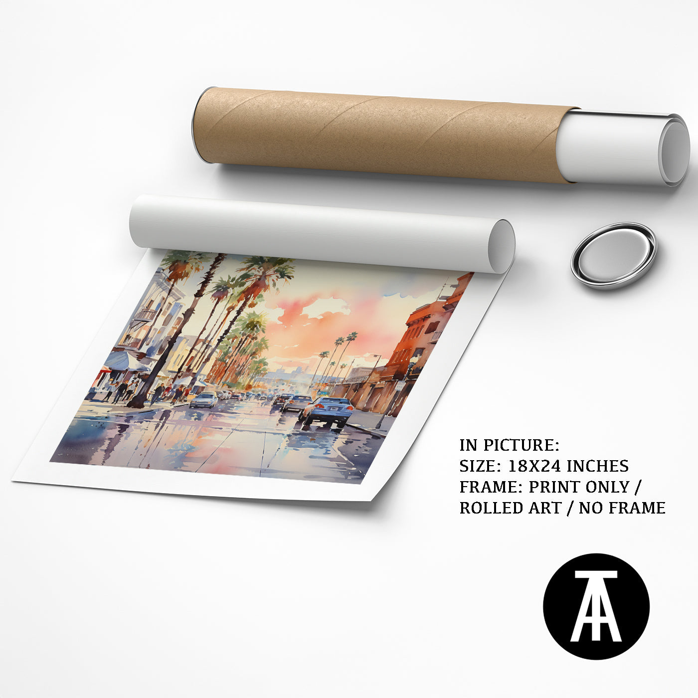 Artwork as Print Only or Rolled Art