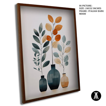 Sample Artwork in Italian Wood Framing Dark