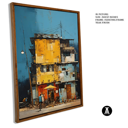 Sample Artwork in Floating Frame