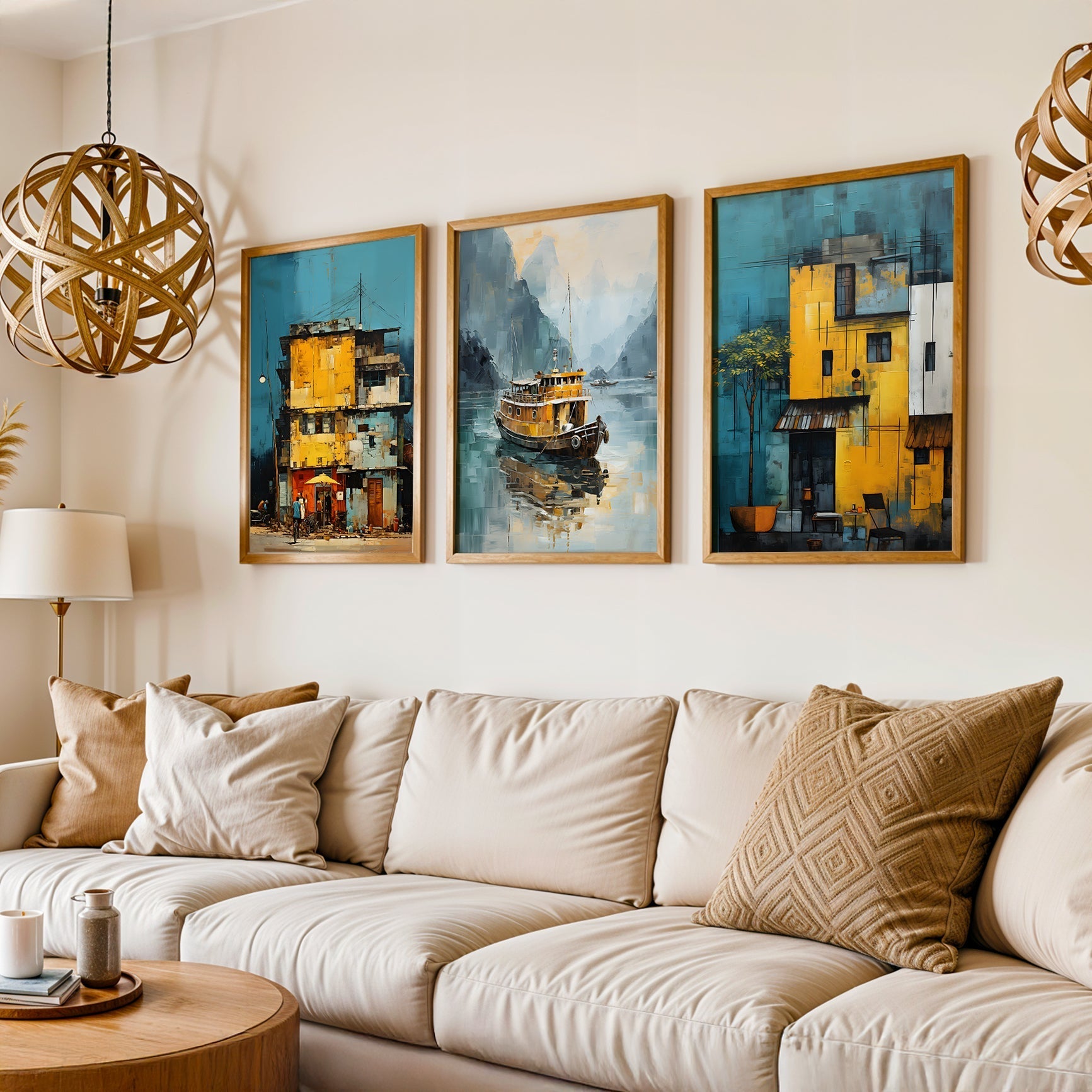 Gallery Wall Set in Lifestyle Setting