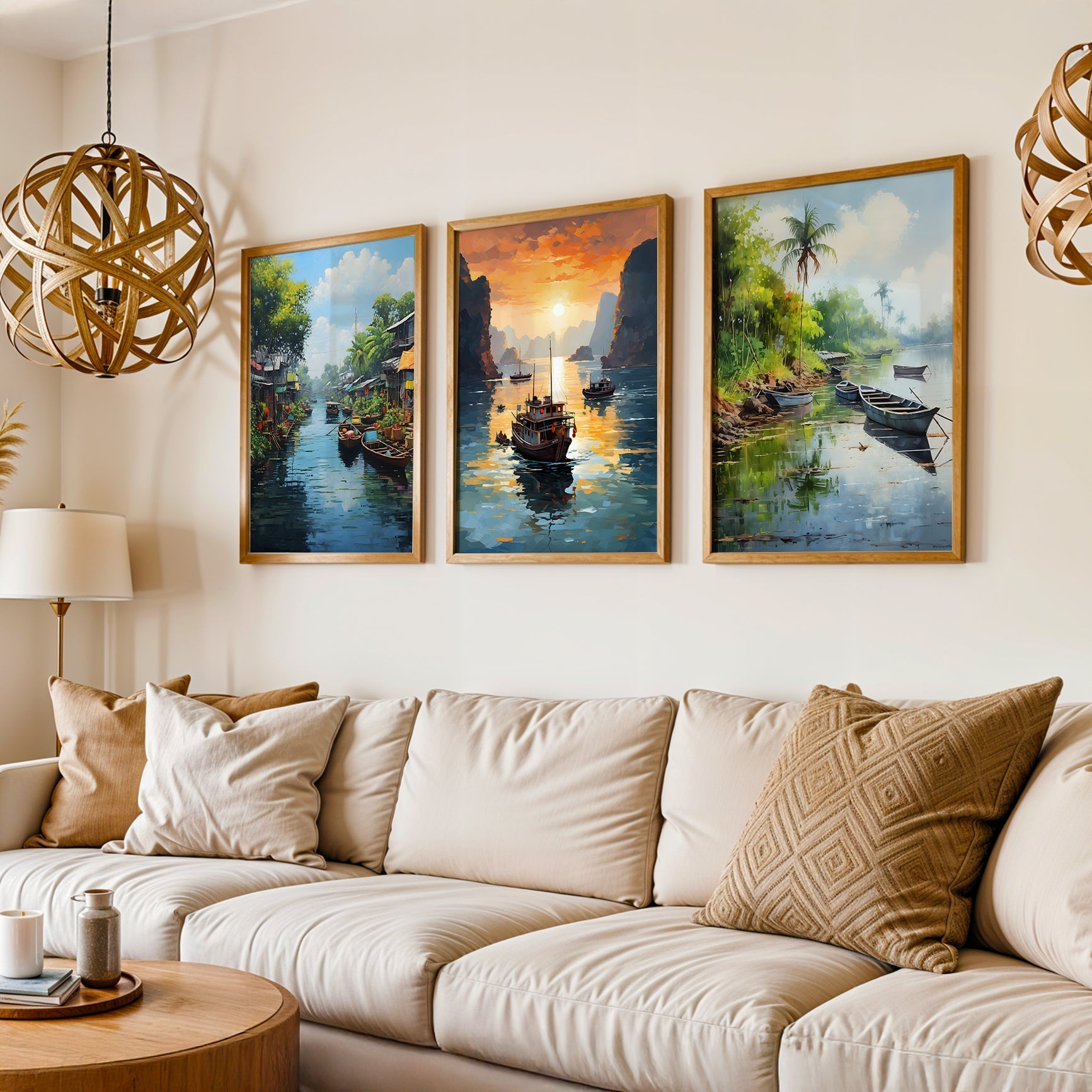 Gallery Wall Set in Lifestyle Setting