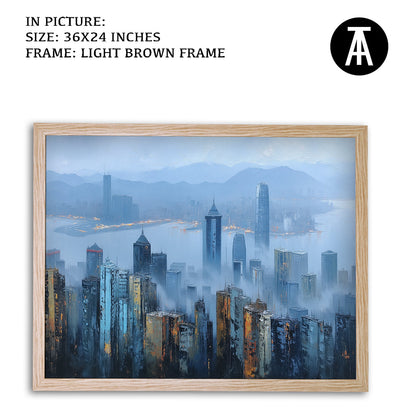 Artwork in Metal Earling Silver Frame