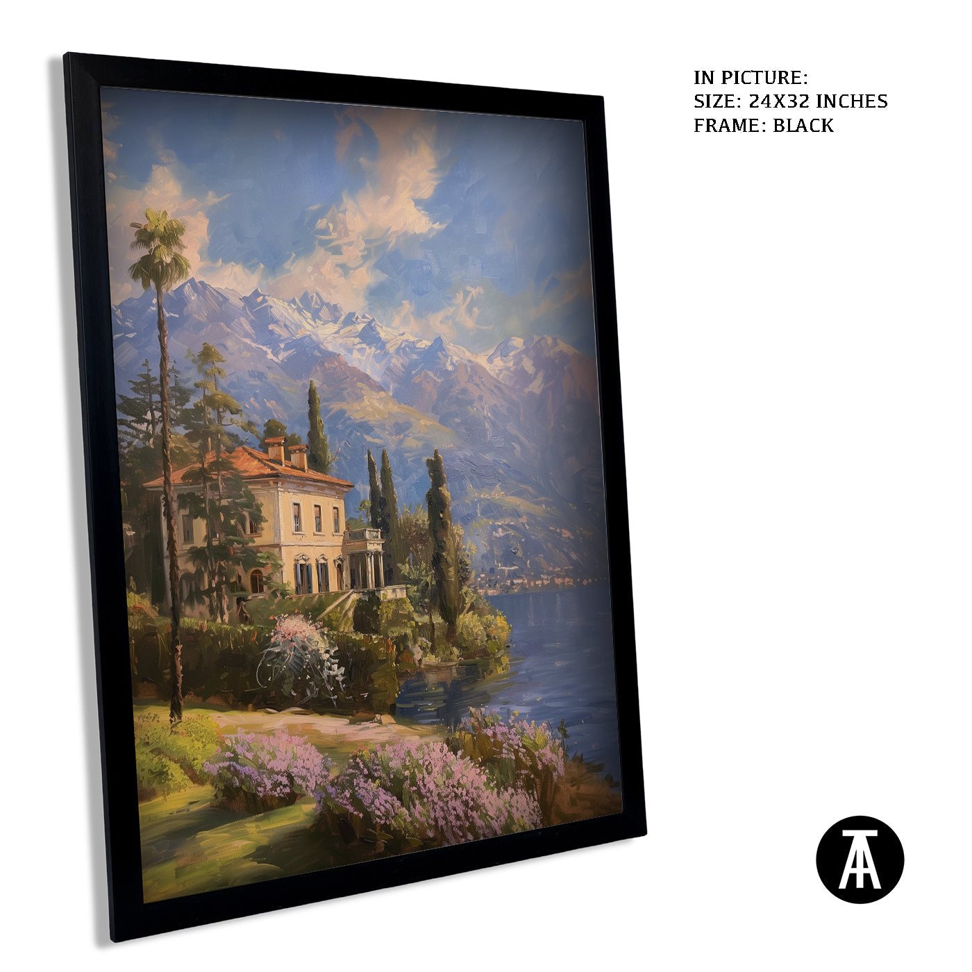Artwork in Metal Earling Silver Frame