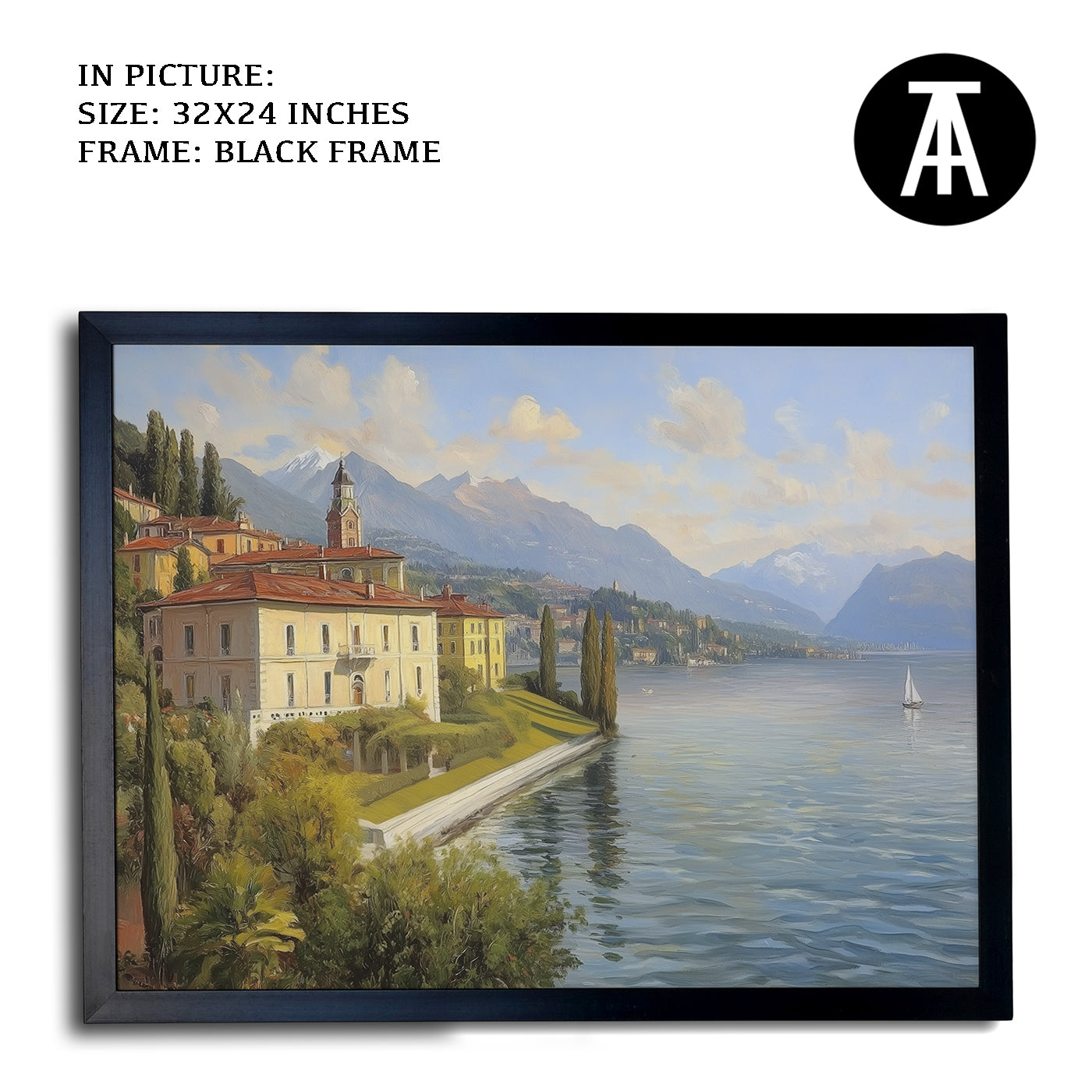 Artwork in Metal Earling Silver Frame