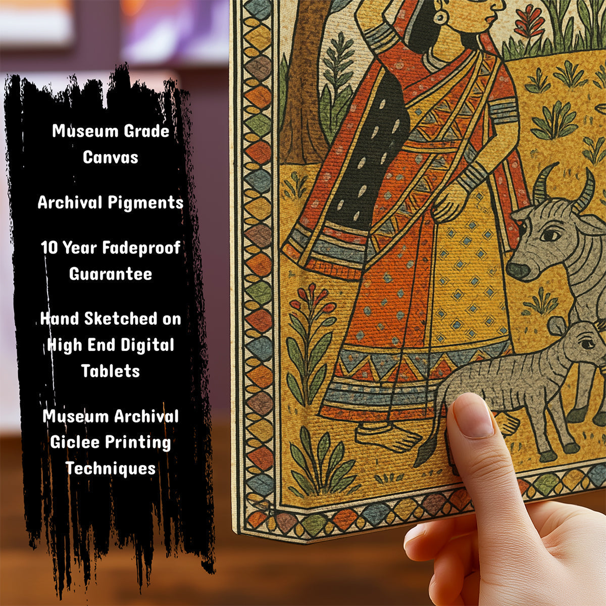 Information about Indian Art Canvas Art Print