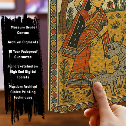 Information about Indian Art Canvas Art Print