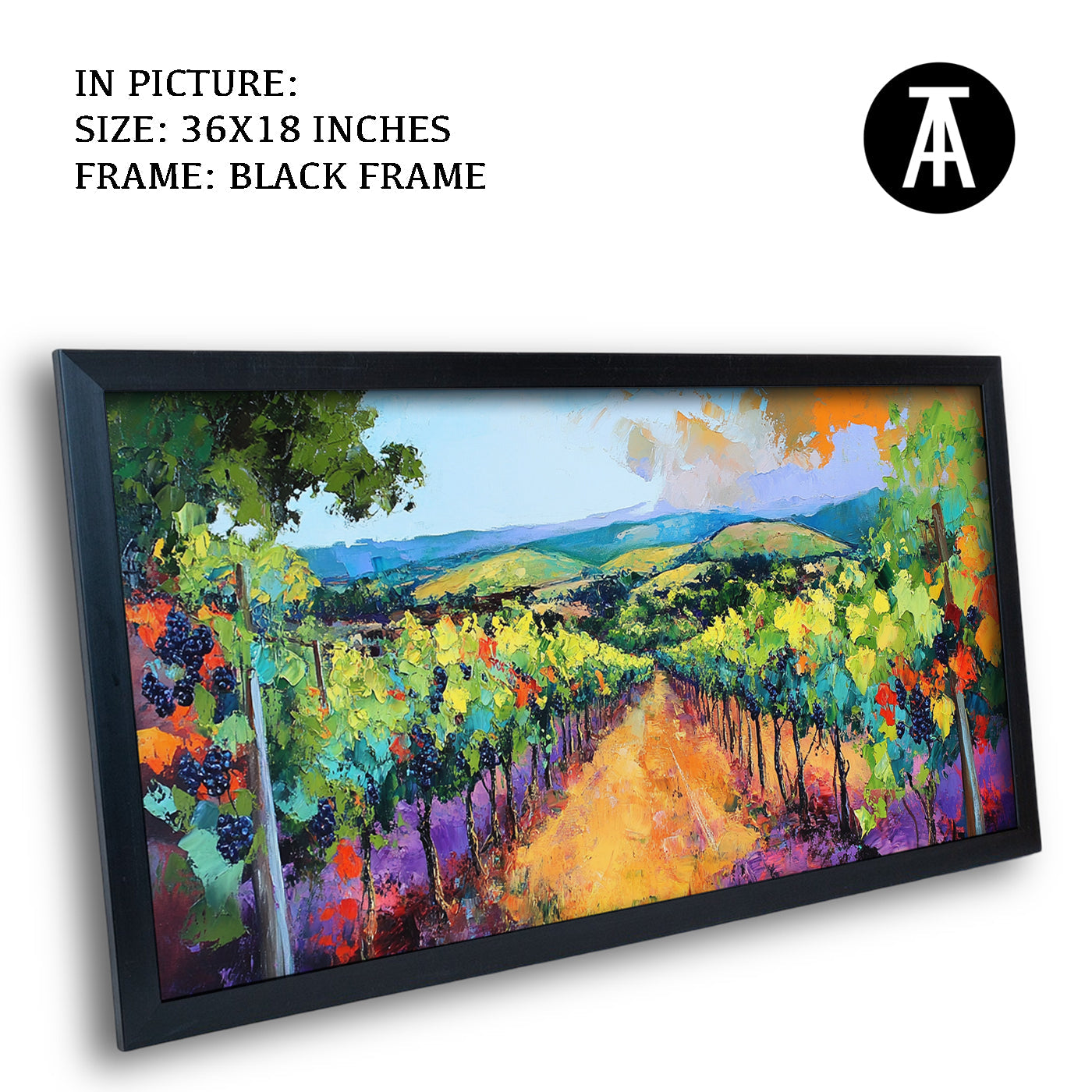Artwork in Metal Earling Silver Frame