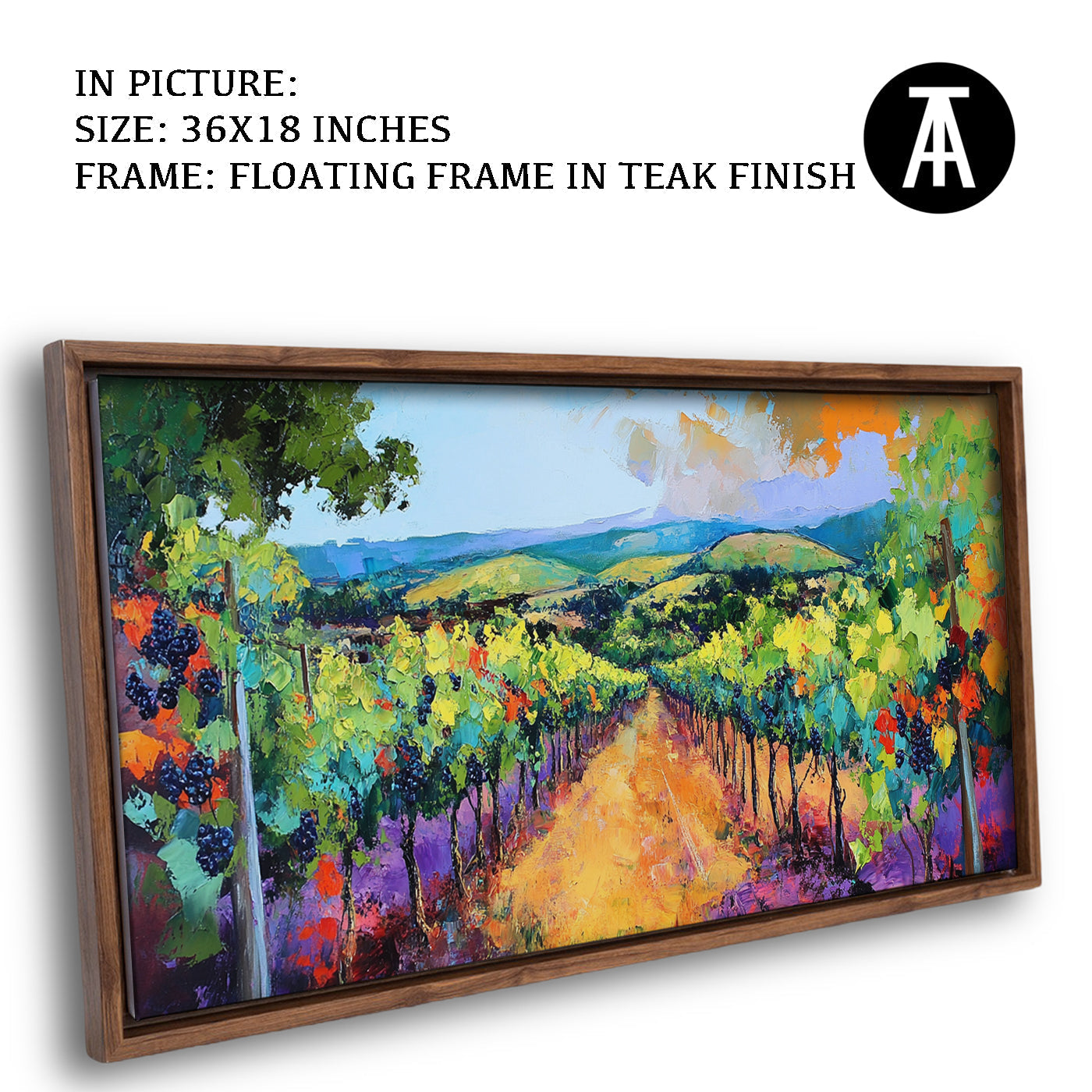 Artwork in Floating Frame