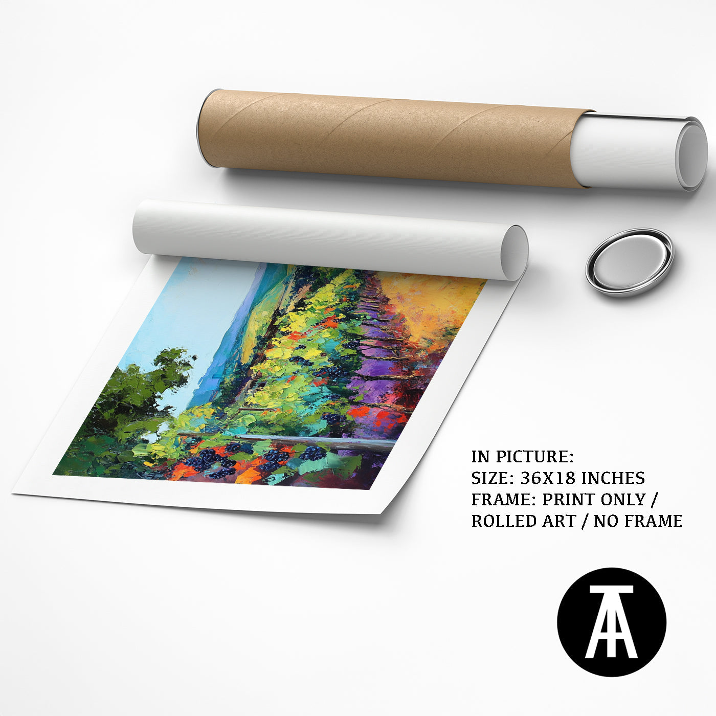 Artwork as Print Only or Rolled Art