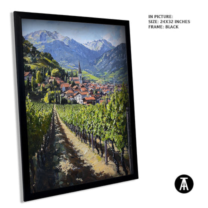 Artwork in Metal Earling Silver Frame