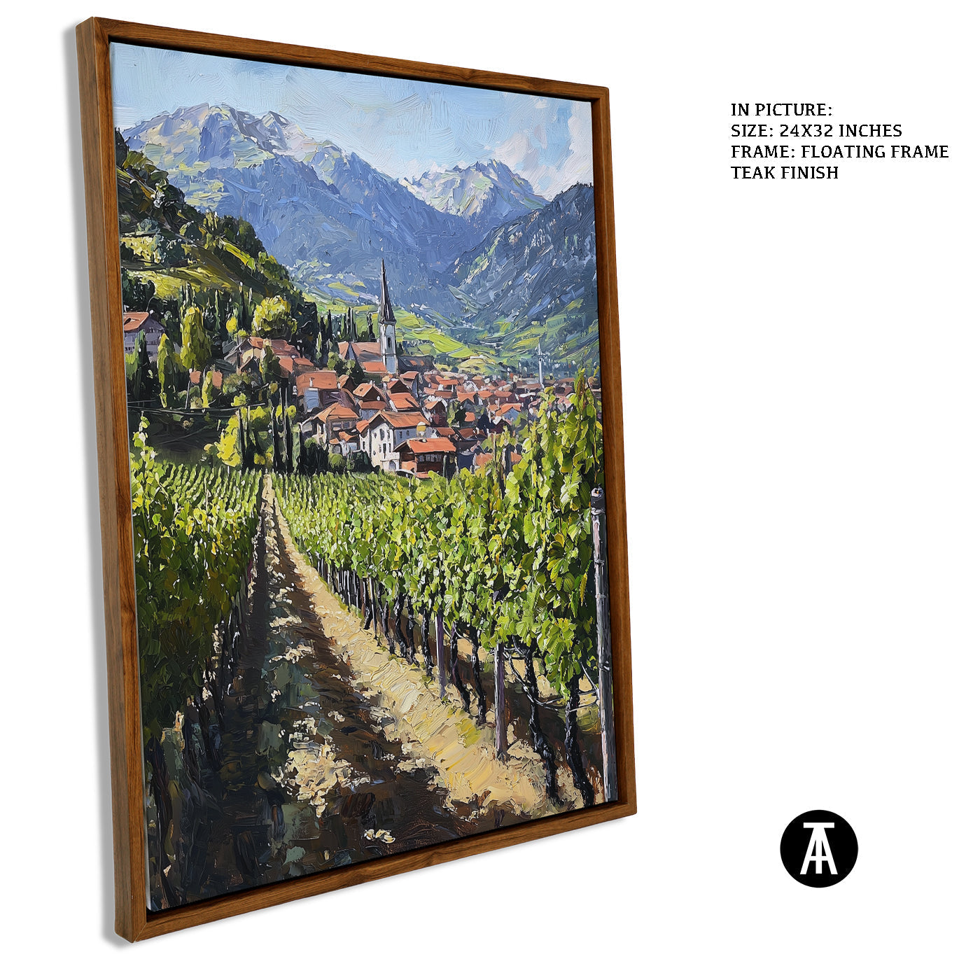 Artwork in Floating Frame