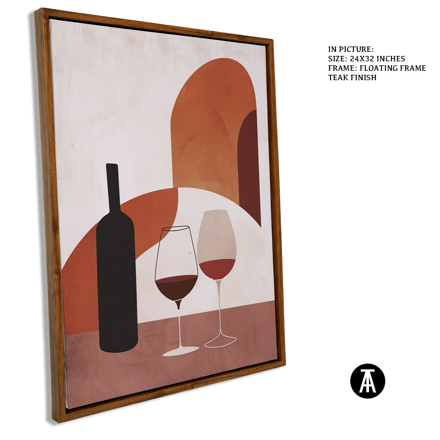 Artwork in Floating Frame