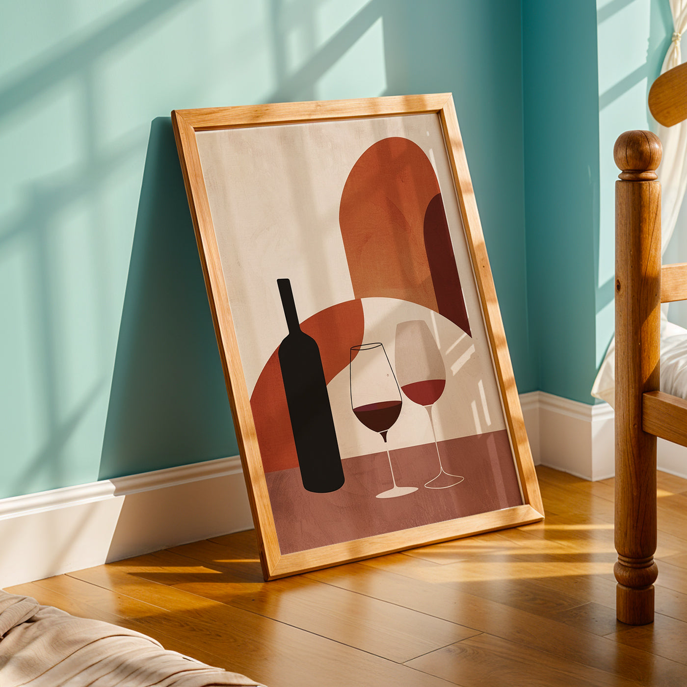 Praha Bohemian Artwork in a Lifestyle Setting