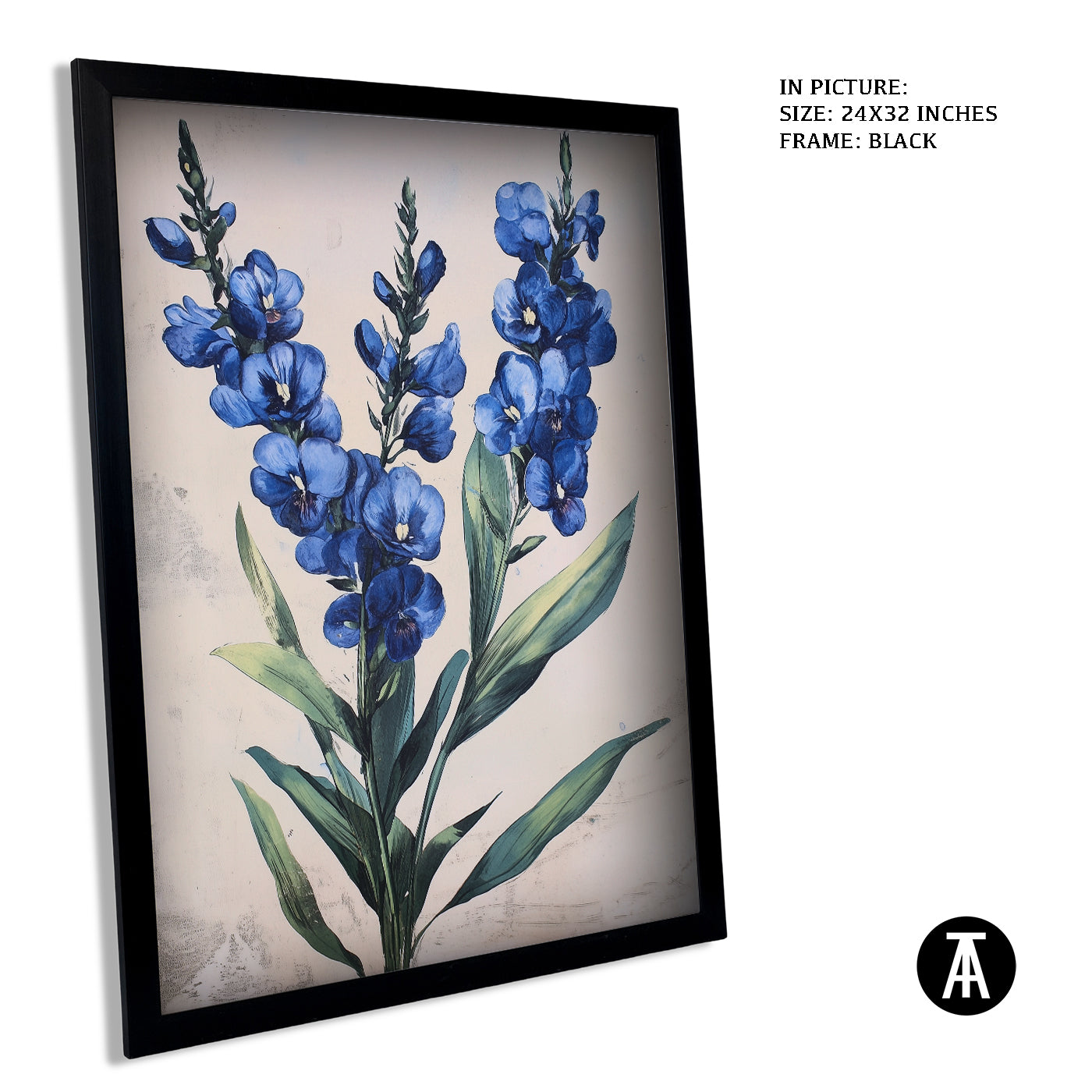 Artwork in Metal Earling Silver Frame