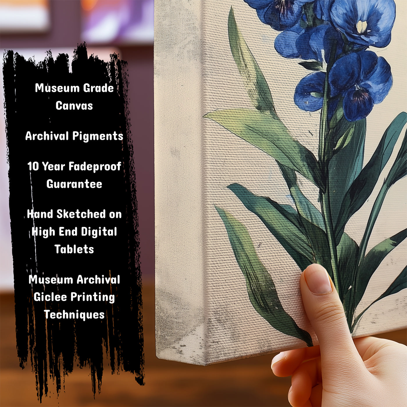Information about Floral Botanical Canvas Art Print