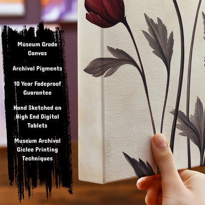 Information about Floral Botanical Canvas Art Print