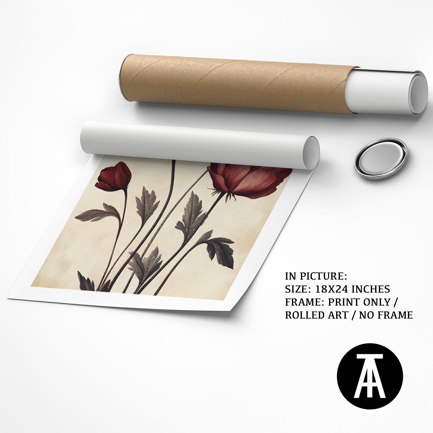 Artwork as Print Only or Rolled Art