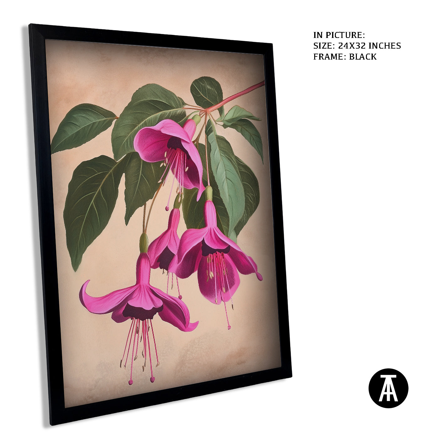 Artwork in Metal Earling Silver Frame
