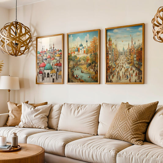Gallery Wall Set in Lifestyle Setting