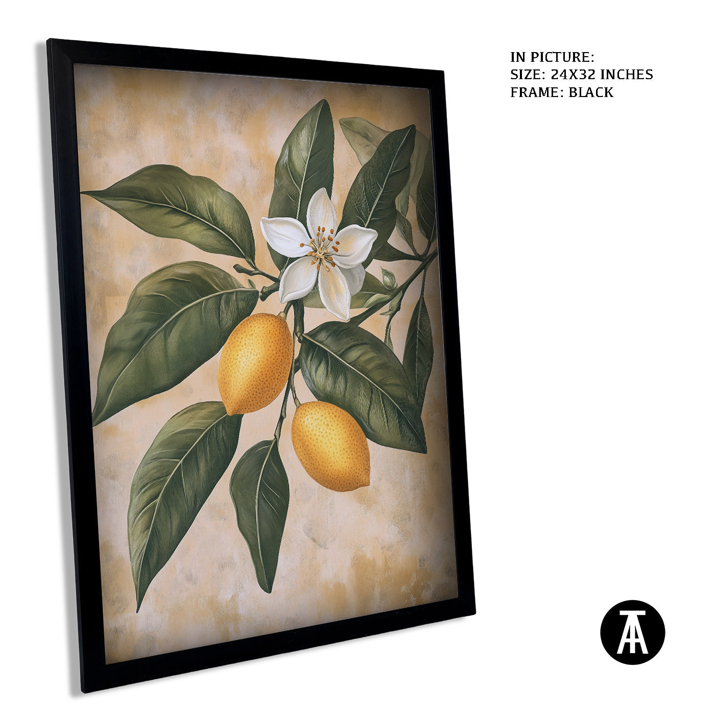 Artwork in Metal Earling Silver Frame