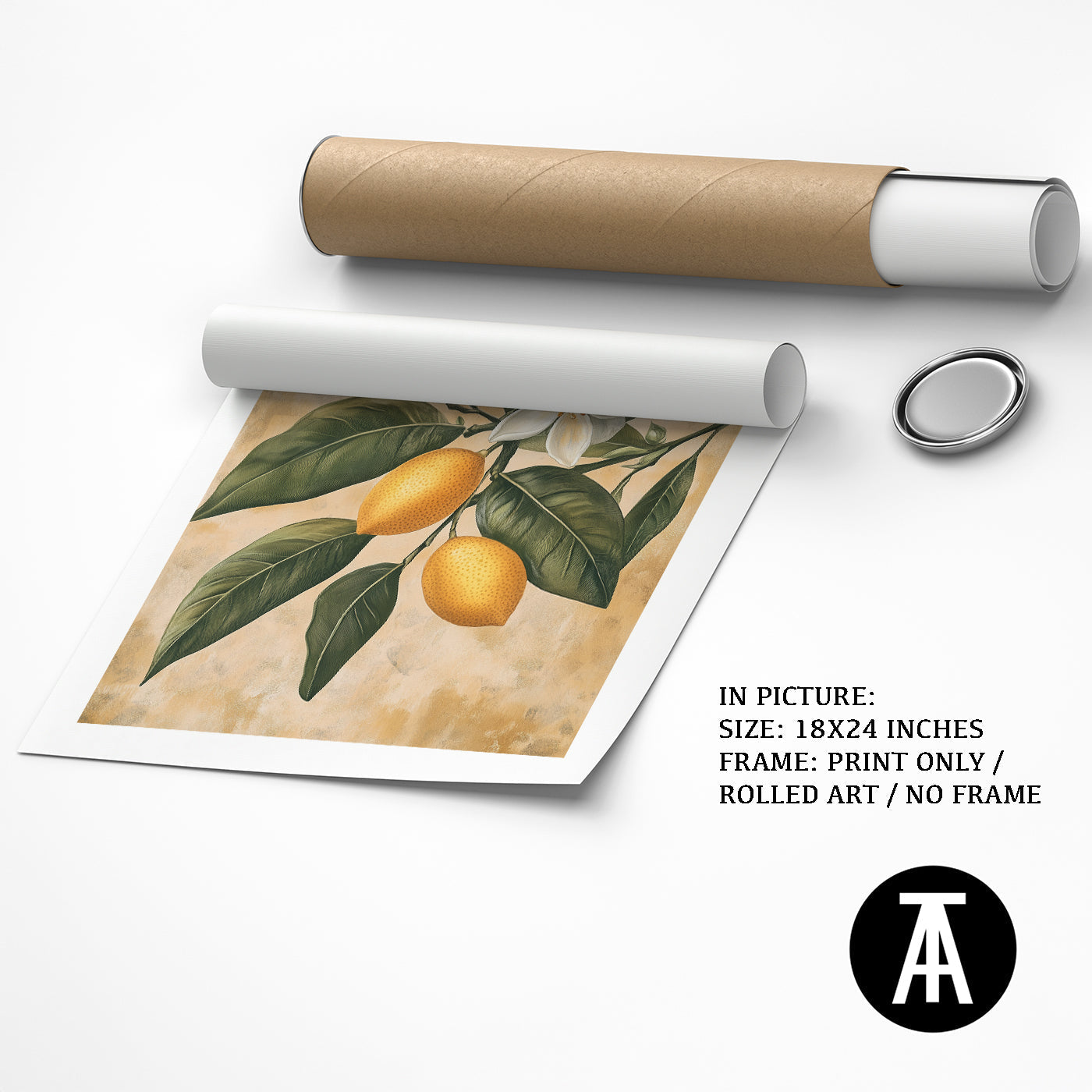 Artwork as Print Only or Rolled Art