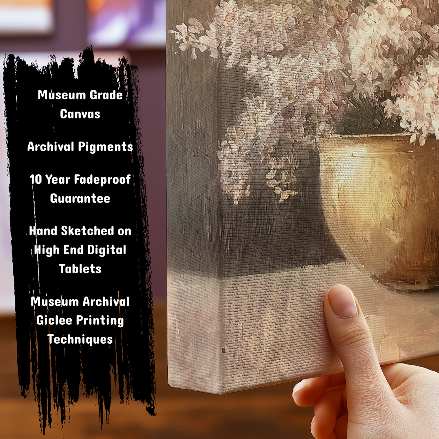 Information about Floral Botanical Canvas Art Print