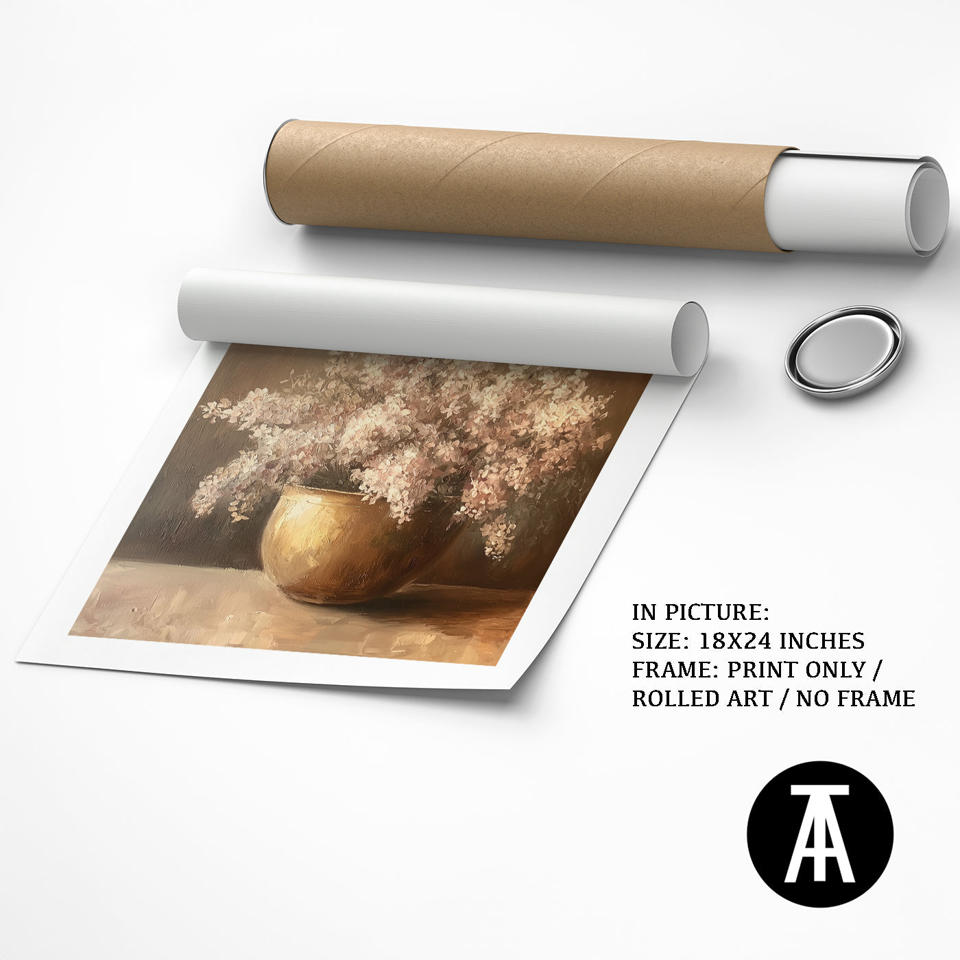 Artwork as Print Only or Rolled Art