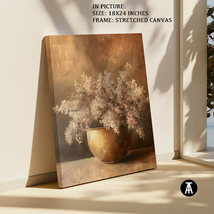 Artwork in Natural Wood Frame
