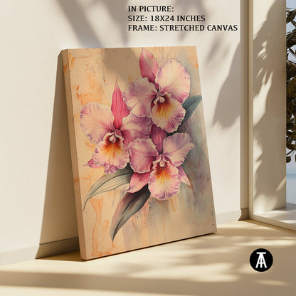Artwork in Natural Wood Frame