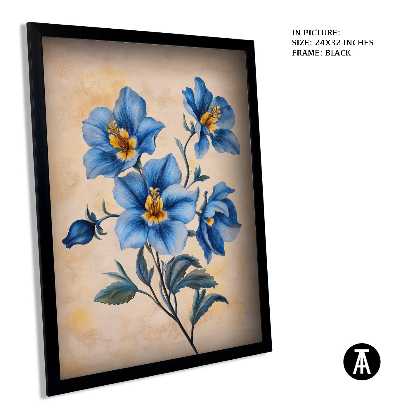 Artwork in Metal Earling Silver Frame