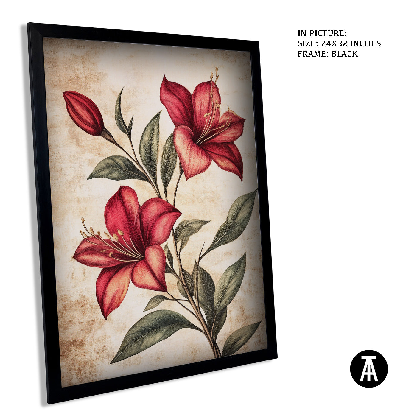 Artwork in Metal Earling Silver Frame