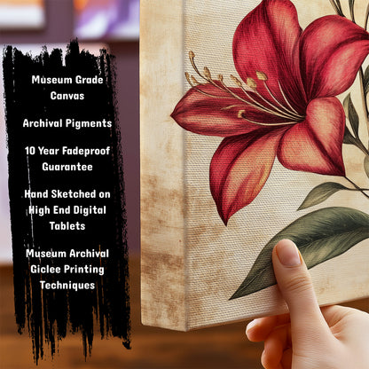 Information about Floral Botanical Canvas Art Print