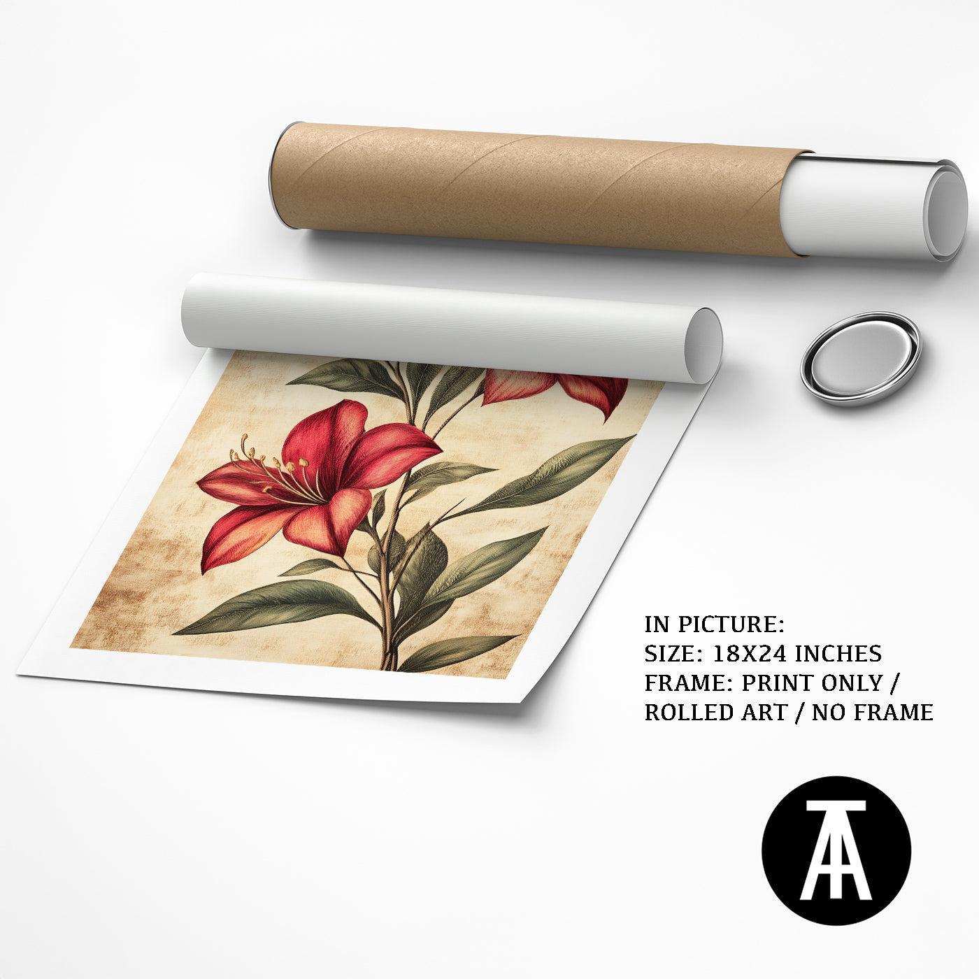 Artwork as Print Only or Rolled Art