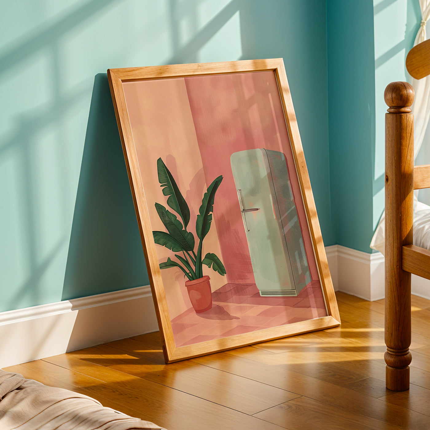Praha Bohemian Artwork in a Lifestyle Setting