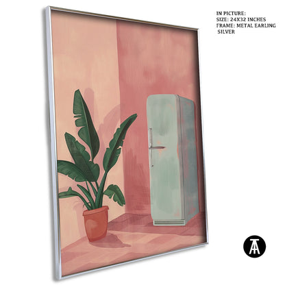 Artwork in Metal Earling Silver Frame