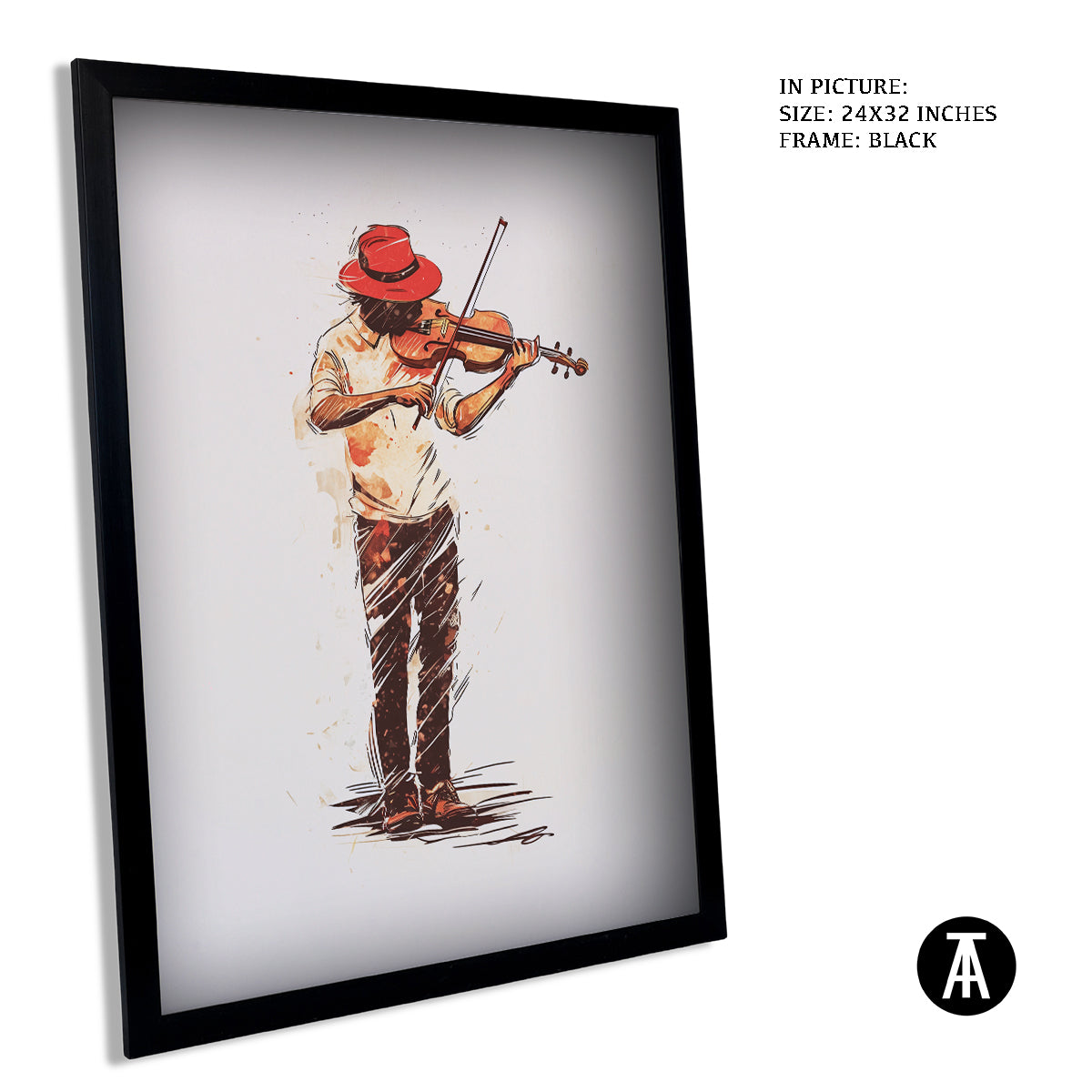 Artwork in Metal Earling Silver Frame