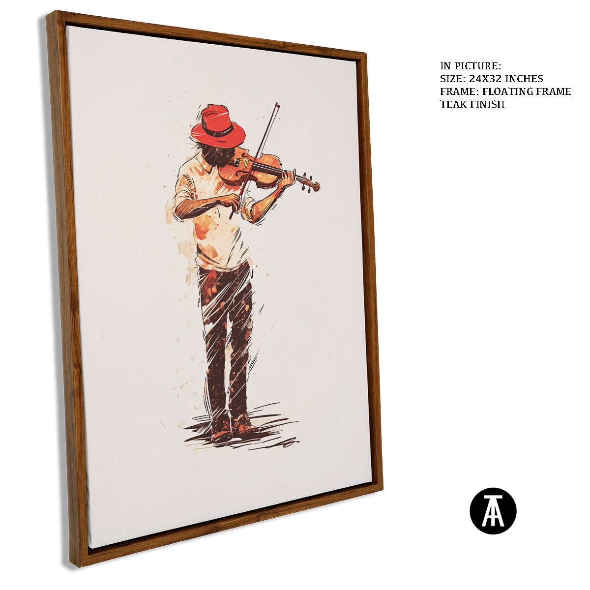 Artwork in Floating Frame