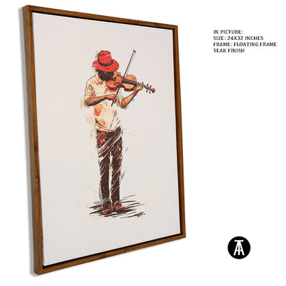 Artwork in Floating Frame