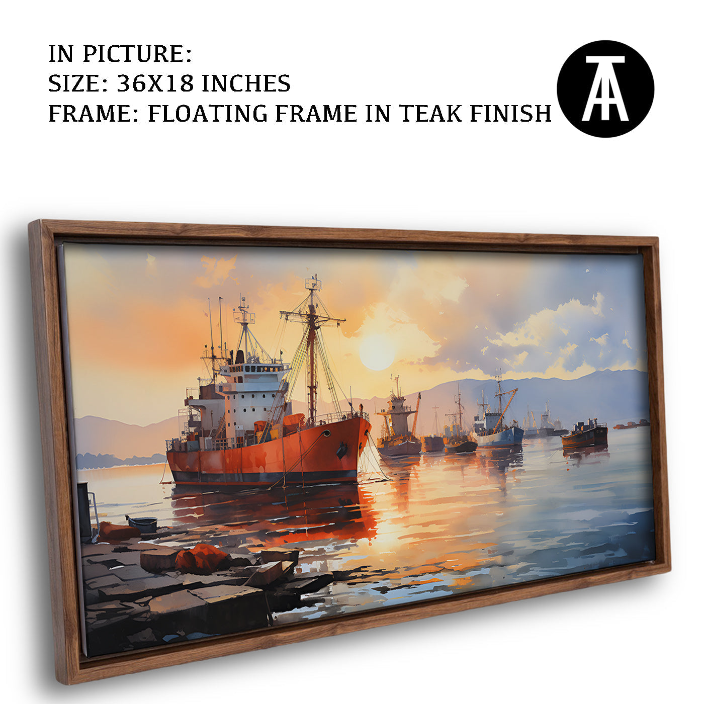 Artwork in Floating Frame