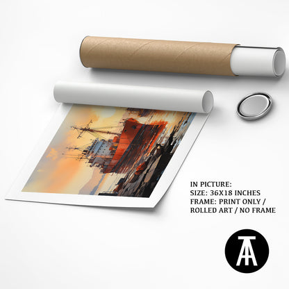 Artwork as Print Only or Rolled Art