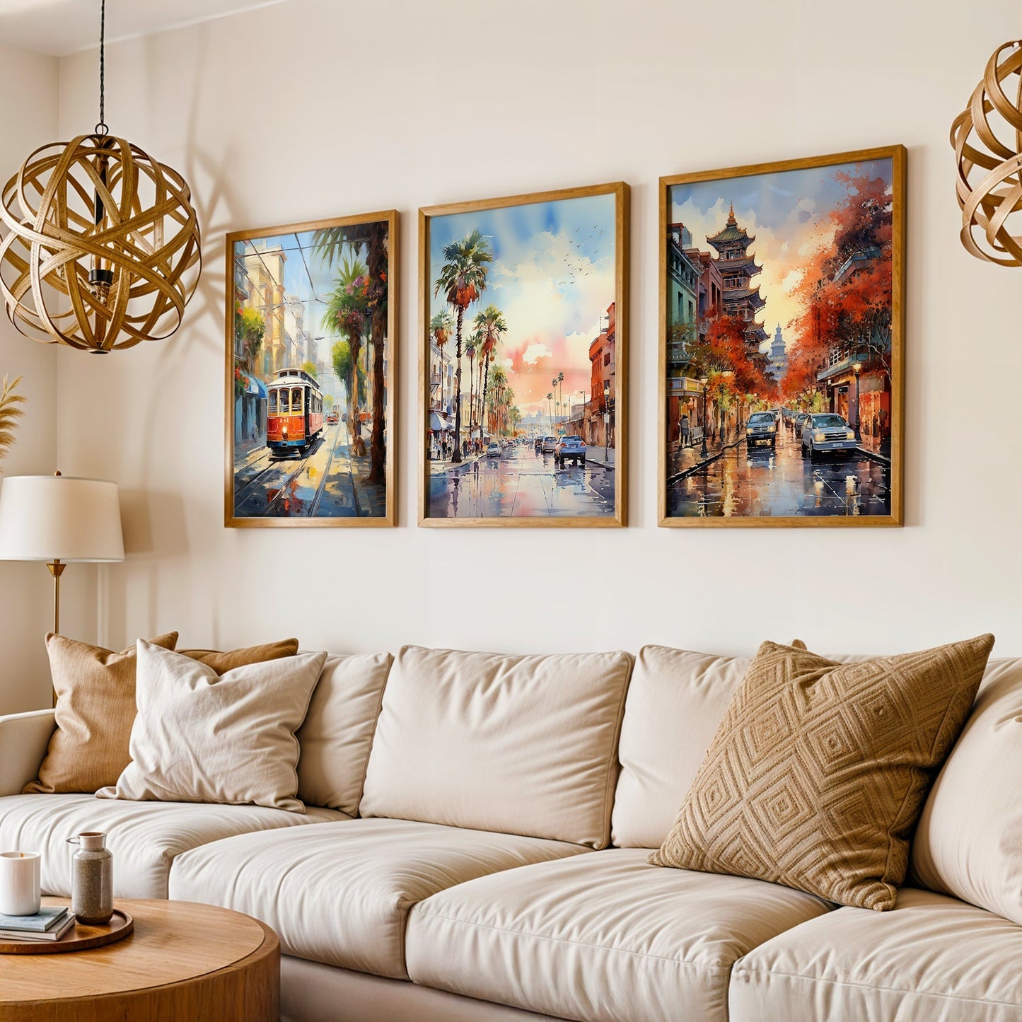 Gallery Wall Set in Lifestyle Setting