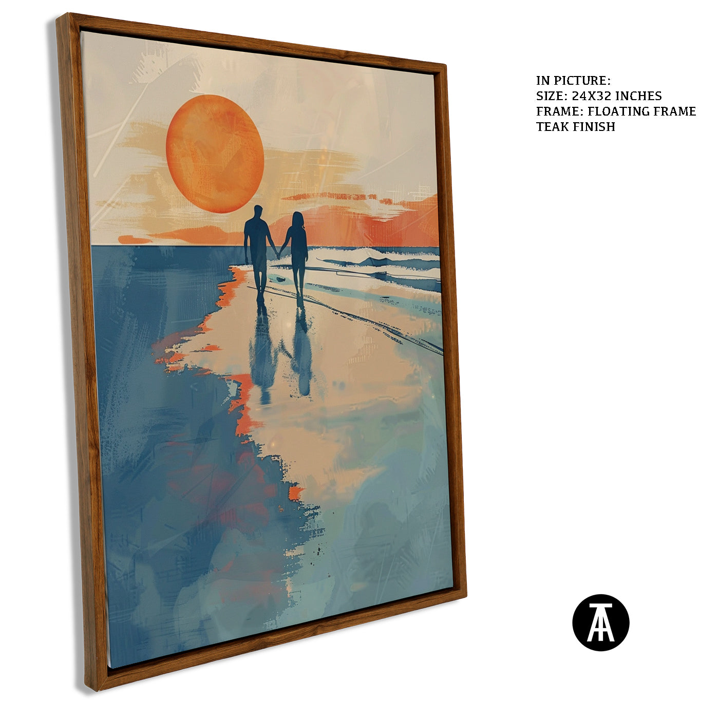 Artwork in Floating Frame