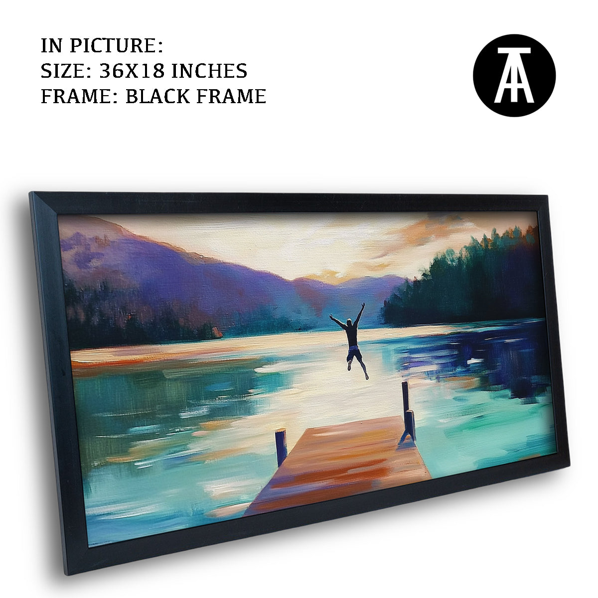 Artwork in Metal Earling Silver Frame